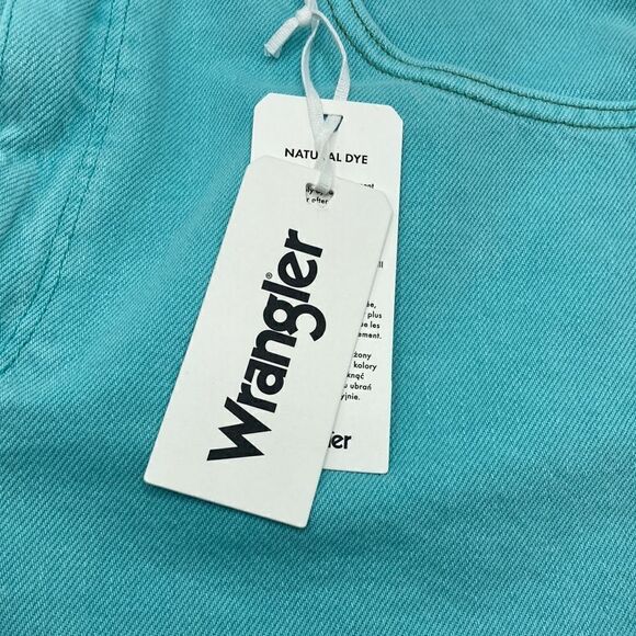 Wrangler Donna Regular Fit Cotton Denim Shorts Western Cowgirl Country Size W31 - Picture 10 of 14